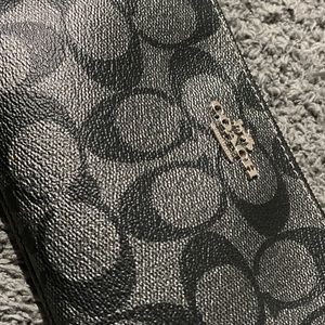 Black Coach Wristlet